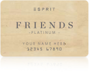 Esprit Friends Platinum Card